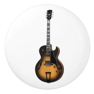 Bouton De Porte En Céramique Sunburst Guitar