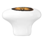 Bouton De Porte En Céramique Sunburst Guitar (Côté)