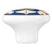 Bouton De Porte En Céramique Sunburst Serenade Azulejo (Côté)