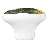 Bouton De Porte En Céramique Sunlit Garden Pathway Gate Scene (Côté)