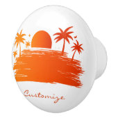 Bouton De Porte En Céramique Sunrise Sunset Thunder Cove (Droite)