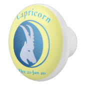 Bouton De Porte En Céramique Symbole Capricorne Thunder_Cove (Droite)