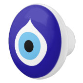 Bouton De Porte En Céramique symbole de l'oeil maléfique ancien nazar fatima ta (Droite)