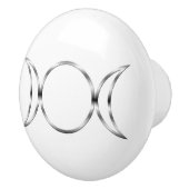 Bouton De Porte En Céramique Symbole triple païen de déesse de Falln (Droite)