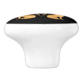 Bouton De Porte En Céramique Symboles d'Hécate (Côté)