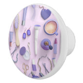 Bouton De Porte En Céramique Table Vanité pourpre (Droite)