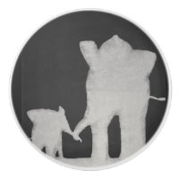 Tableau de famille d'éléphant