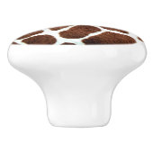 Bouton De Porte En Céramique Taches de girafe (Côté)