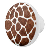 Bouton De Porte En Céramique Taches de girafe (Droite)