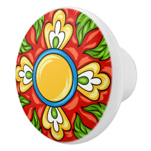 Bouton De Porte En Céramique Talavera Carrelage en céramique Bouton de tiroir