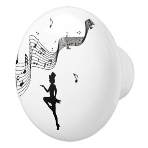 Bouton De Porte En Céramique Tap Dance 3