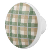 Bouton De Porte En Céramique Tartan (Droite)