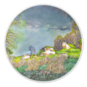 Bouton De Porte En Céramique Tempête printanière (Devant)