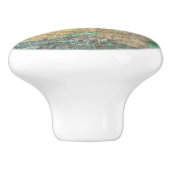 Bouton De Porte En Céramique Tempête printanière (Côté)