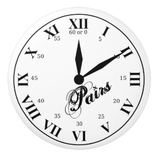 Bouton De Porte En Céramique Temps de Paris