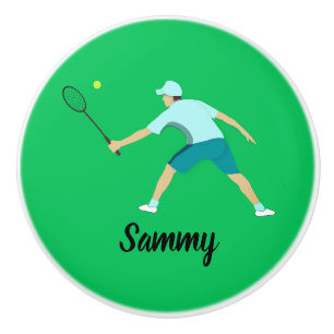 Bouton De Porte En Céramique Tennis