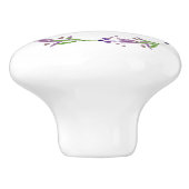 Bouton De Porte En Céramique Terre rustique Wreath (Côté)