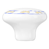 Bouton De Porte En Céramique Terriers écossais (Côté)