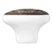 Bouton De Porte En Céramique Tête de lion (Côté)