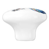 Bouton De Porte En Céramique Thème Bling Birds (Côté)