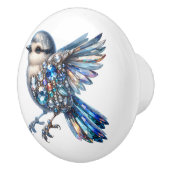 Bouton De Porte En Céramique Thème Bling Birds (Droite)