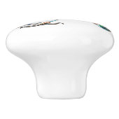 Bouton De Porte En Céramique Thème Bling Birds (Côté)