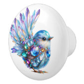 Bouton De Porte En Céramique Thème Bling Birds (Droite)