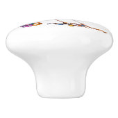 Bouton De Porte En Céramique Thème Bling Birds (Côté)