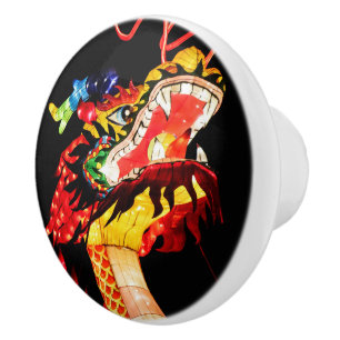 Bouton De Porte En Céramique Tianlong Dragon