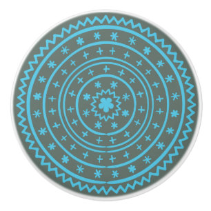 Bouton De Porte En Céramique Tige en céramique couleur main fanée en blanc