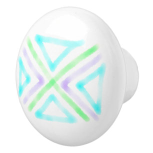 Bouton De Porte En Céramique Tige en céramique lagon