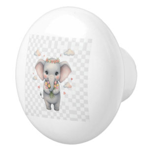 Bouton De Porte En Céramique Tirage Céramique