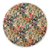 Bouton De Porte En Céramique Tirage en céramique d'art Abstrait (Devant)