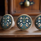 Bouton De Porte En Céramique Tiret de meuble en céramique en forme de mésange