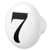 Bouton De Porte En Céramique Tirets de tiroirs numérotés (Droite)