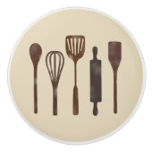 Bouton De Porte En Céramique Tiroir de cuisine rustique (Devant)