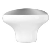 Bouton De Porte En Céramique Tons Argent Faux brillants Acier inoxydable (Côté)