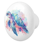 Bouton De Porte En Céramique Tortue de mer (Droite)