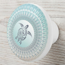 Tortue de mer et mandala nautique