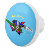 Bouton De Porte En Céramique Tortue volante (Droite)