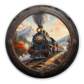 Bouton De Porte En Céramique Train (Devant)