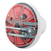 BOUTON DE PORTE EN CÉRAMIQUE TRAIN À VAPEUR (Droite)