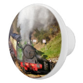 BOUTON DE PORTE EN CÉRAMIQUE TRAINS À VAPEUR (Droite)