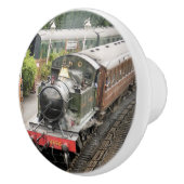 BOUTON DE PORTE EN CÉRAMIQUE TRAINS À VAPEUR (Droite)