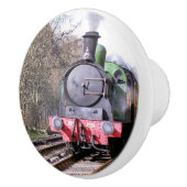 BOUTON DE PORTE EN CÉRAMIQUE TRAINS À VAPEUR (Droite)