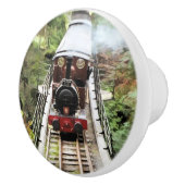 BOUTON DE PORTE EN CÉRAMIQUE TRAINS À VAPEUR (Droite)