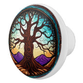 Bouton De Porte En Céramique Tree of Life (Droite)