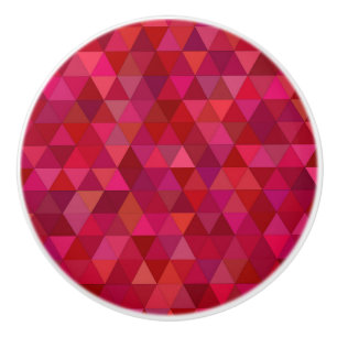 Bouton De Porte En Céramique Triangles sanglants