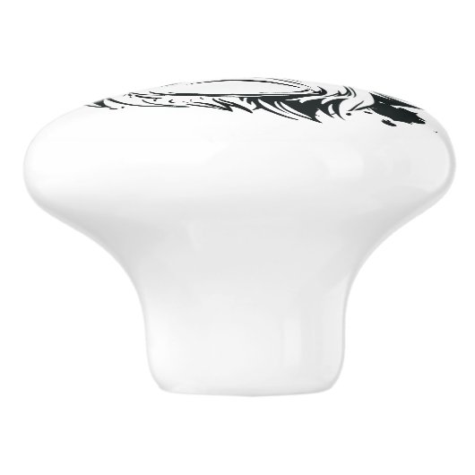 Bouton De Porte En Céramique Trippy Monkey Ceramic Pull (Côté)