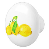 Bouton De Porte En Céramique trois citrons (Droite)